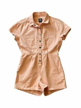 BDG Joey Peach Utility Denim Romper - Small